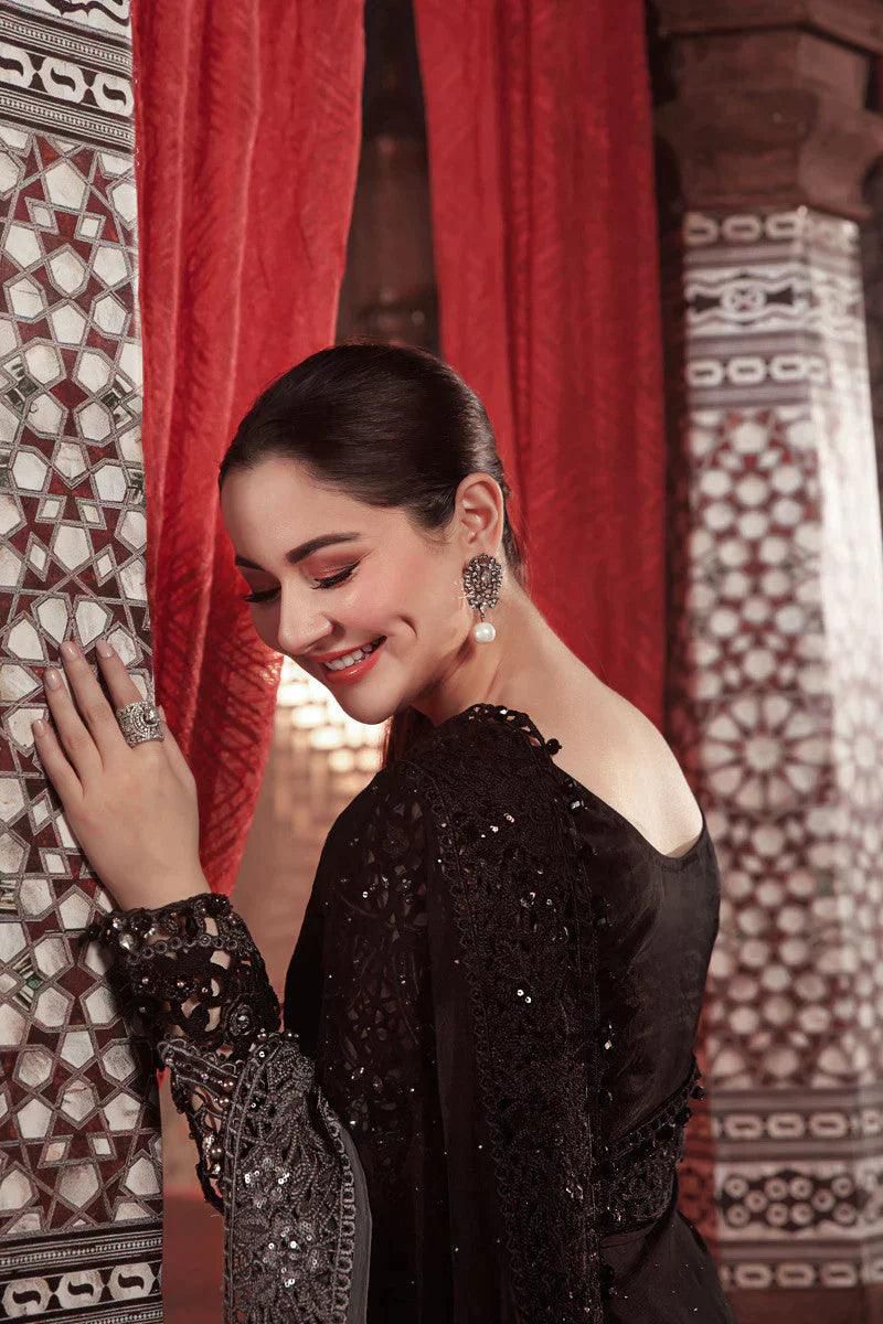 Maria B | Mbroidered Collection | BD-2504 - Designer Dress with Intricate embroidery and embellishments. Shop elegent wedding dress at Maria Faisal.