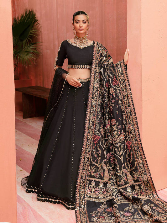 Gulaal | Wedding Formals | MAYAL GL-WS-22V1-32 (LEHNGA AND CHOLI) - Designer Dress with Intricate embroidery and embellishments. Shop elegent wedding dress at Maria Faisal.