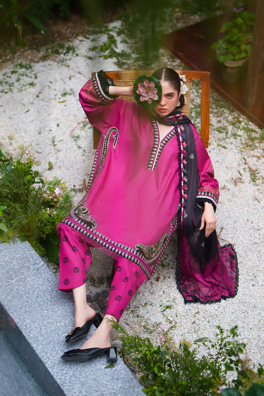 Saira Rizwan | Laanem SS 26 | AMARA-A-SRL26-02 - Luxury Dress - available at Maria Faisal in UK and USA.