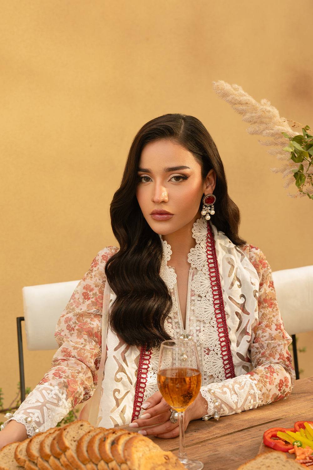 Saira Rizwan | Luxury Lawn 25 | MAYA-SRL25-06 by Maria Faisal - Registered Vendor of : Saira Rizwan - type : Ladies Clothes - 100% original wedding dresses