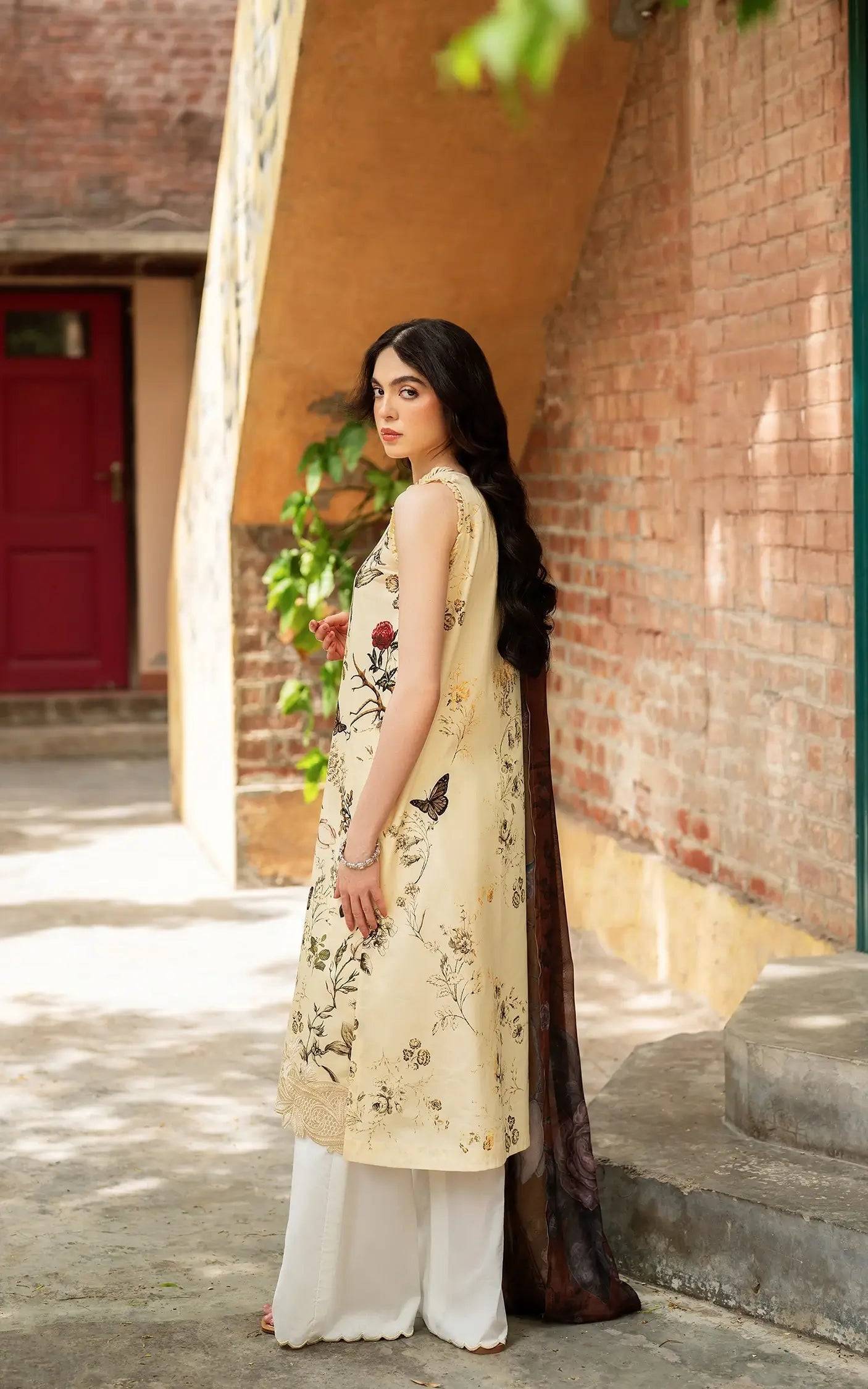 Asifa and Nabeel | Yakin Summer 25 | Meadow Bloom-(YKL25-01) by Maria Faisal - Registered Vendor of : Asifa and Nabeel - type : Ladies Clothes - 100% original wedding dresses
