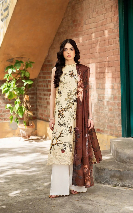 Asifa and Nabeel | Yakin Summer 25 | Meadow Bloom-(YKL25-01) by Maria Faisal - Registered Vendor of : Asifa and Nabeel - type : Ladies Clothes - 100% original wedding dresses