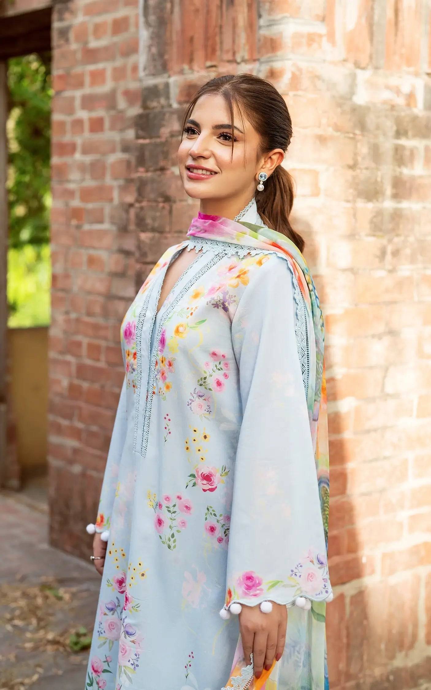 Asifa and Nabeel | Yakin Summer 25 | Whisper of Spring-(YKL25-14) by Maria Faisal - Registered Vendor of : Asifa and Nabeel - type : Ladies Clothes - 100% original wedding dresses