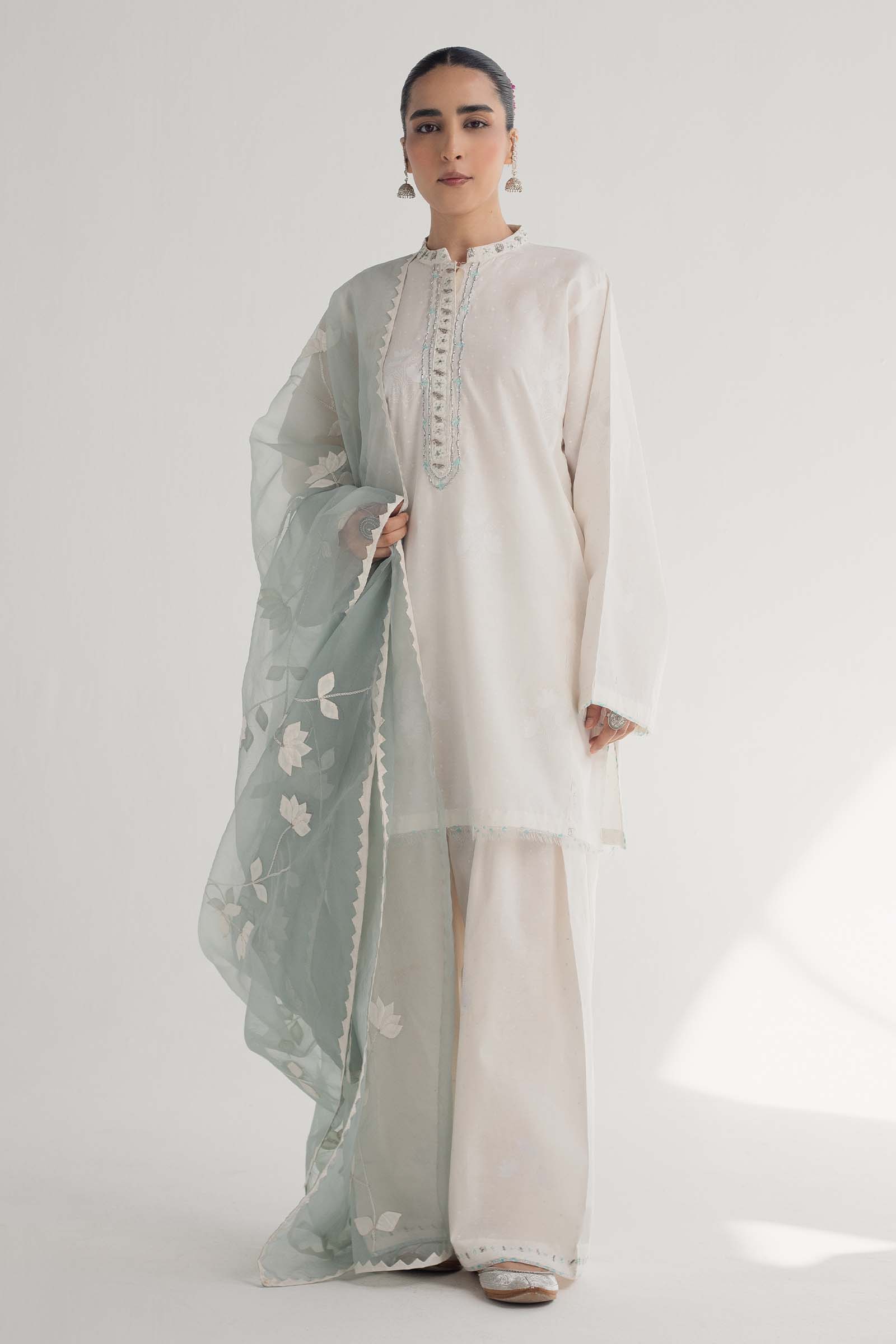 Zara Shahjahan | Handcrafted Suits | ZHC-046 - Ladies Clothes - Maria Faisal
