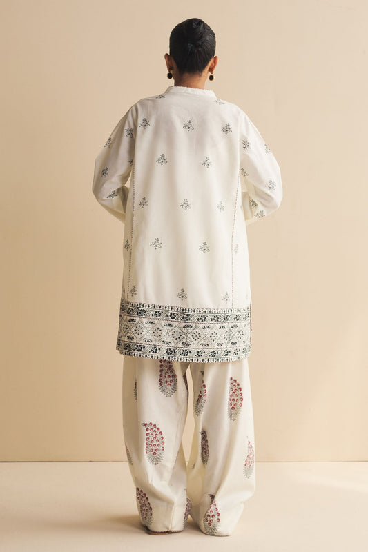 Zara Shahjahan | Handcrafted Suits | ZHC-061 - Ladies Clothes - Maria Faisal