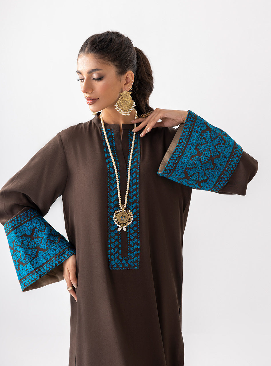 Zainab Chottani | Aara Casual Pret | Dark Chrome - Ladies Clothes