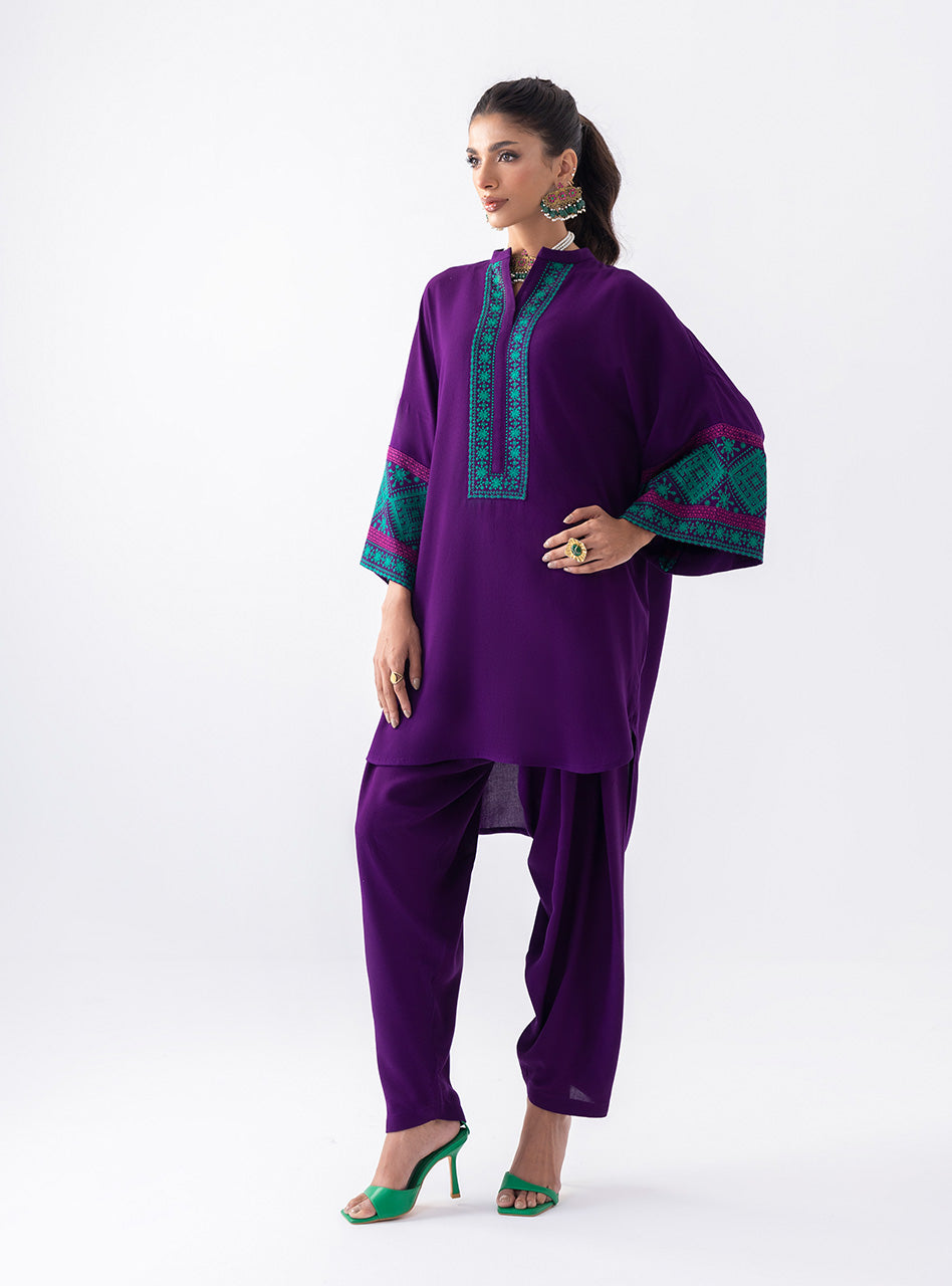 Zainab Chottani | Aara Casual Pret |  Blushing Plum - Ladies Clothes