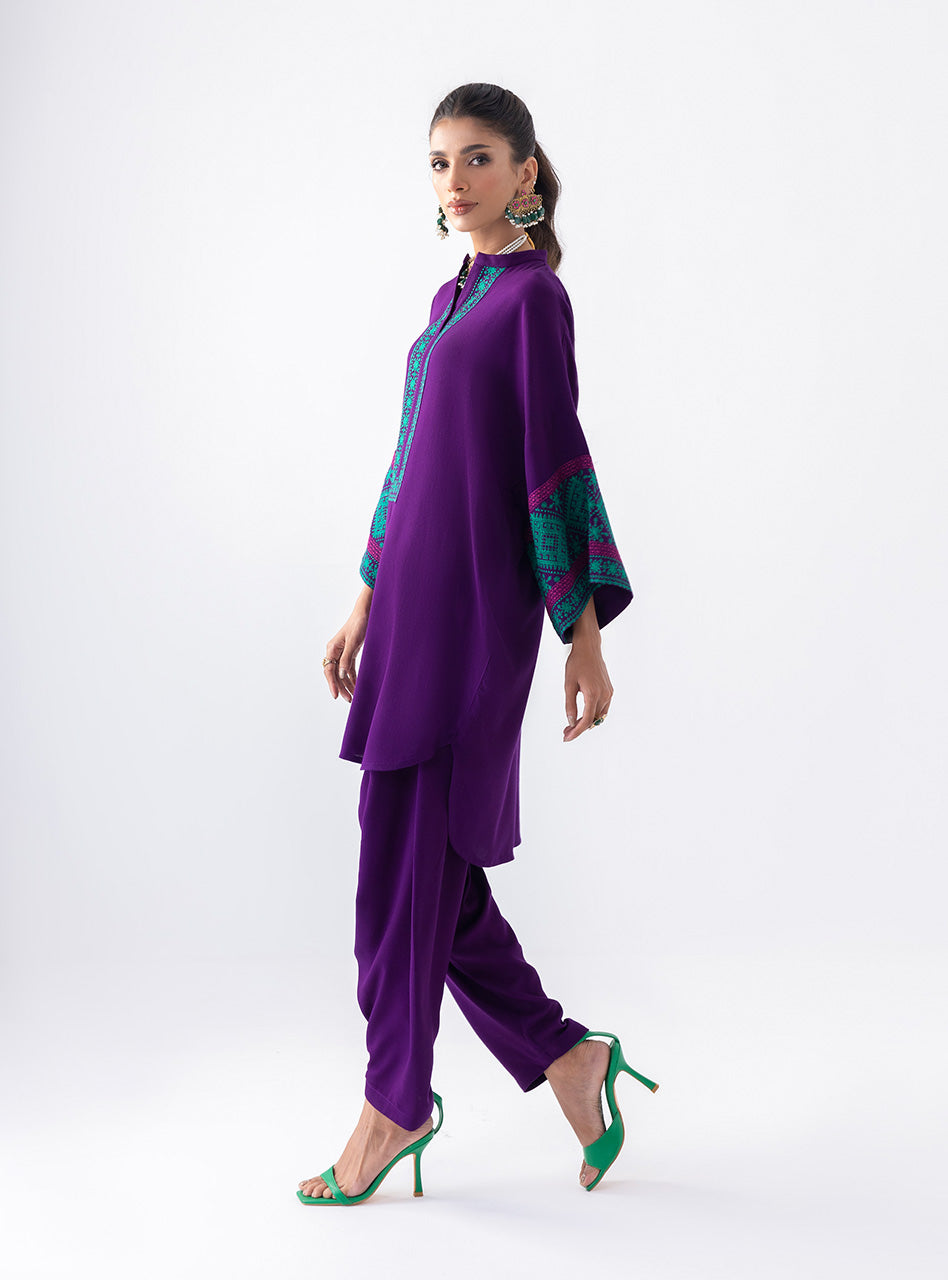 Zainab Chottani | Aara Casual Pret |  Blushing Plum - Ladies Clothes
