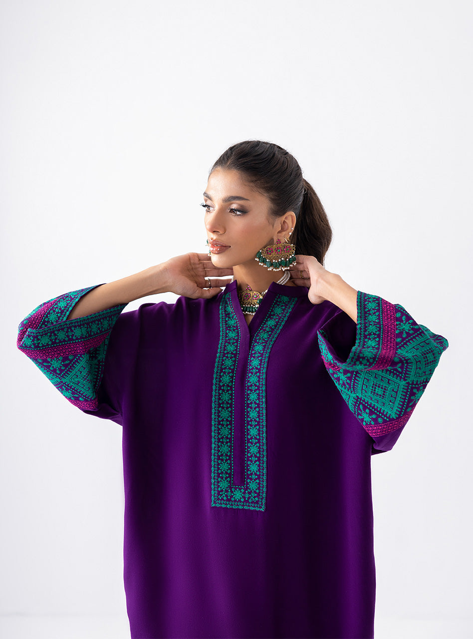 Zainab Chottani | Aara Casual Pret |  Blushing Plum - Ladies Clothes