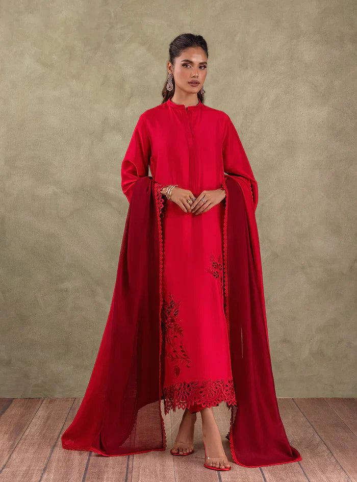 Zainab Chottani | Eid Edit 24 | Scarlet Rose - Wedding Dress - Maria Faisal