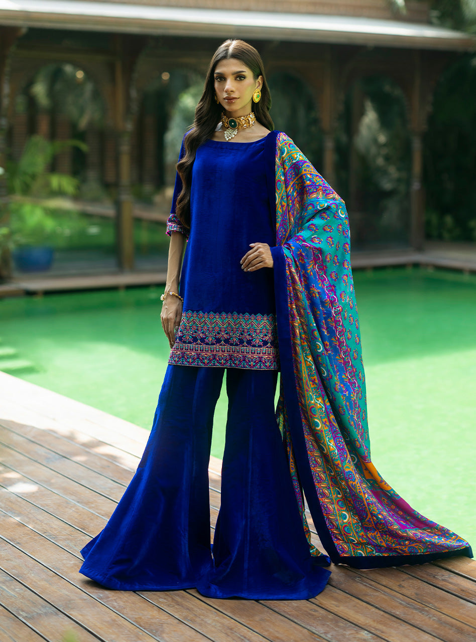 Zainab Chottani | Makhmal Luxe Pret | Marjan - Ladies Clothes - Maria Faisal