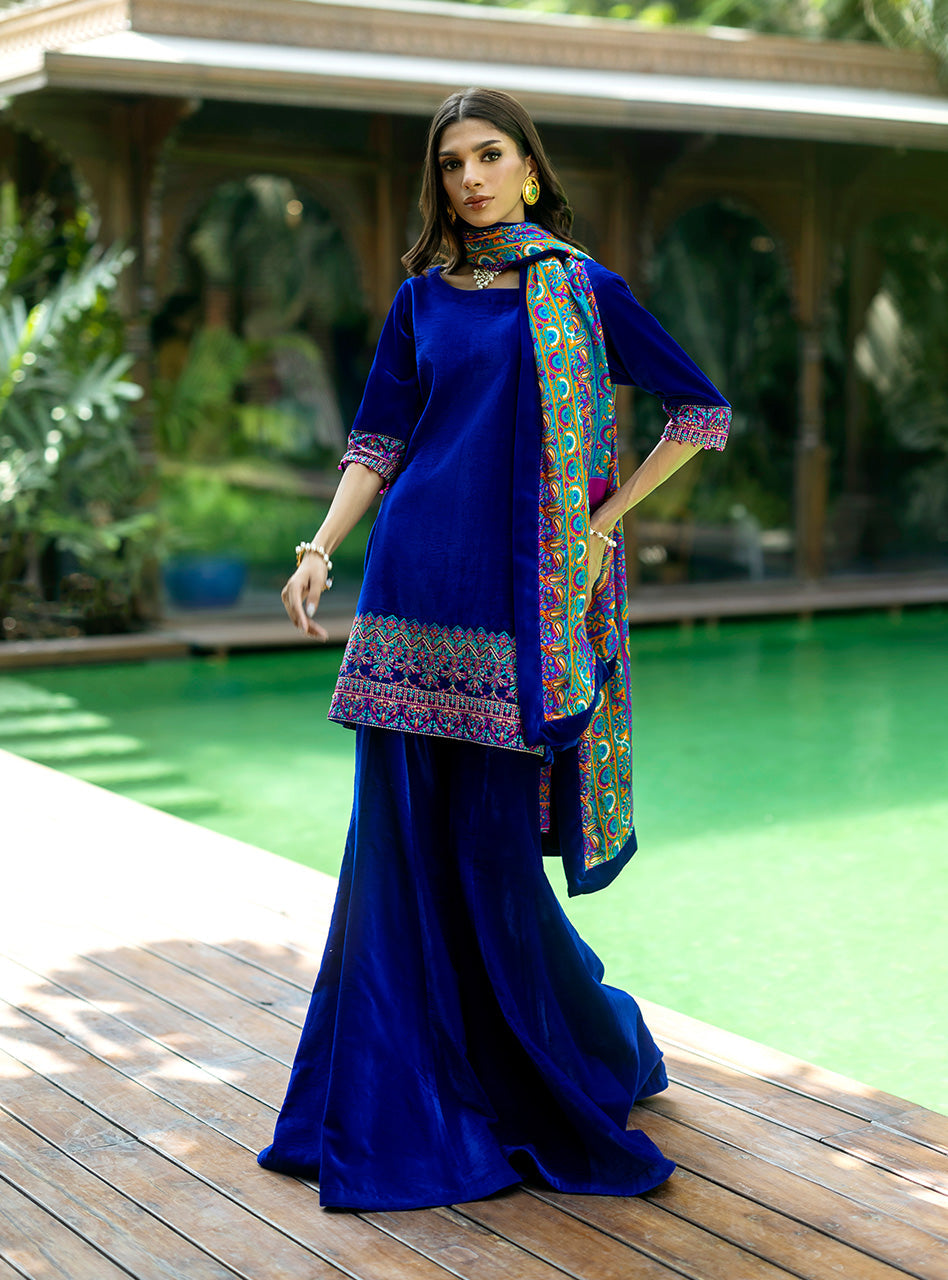 Zainab Chottani | Makhmal Luxe Pret | Marjan - Ladies Clothes - Maria Faisal
