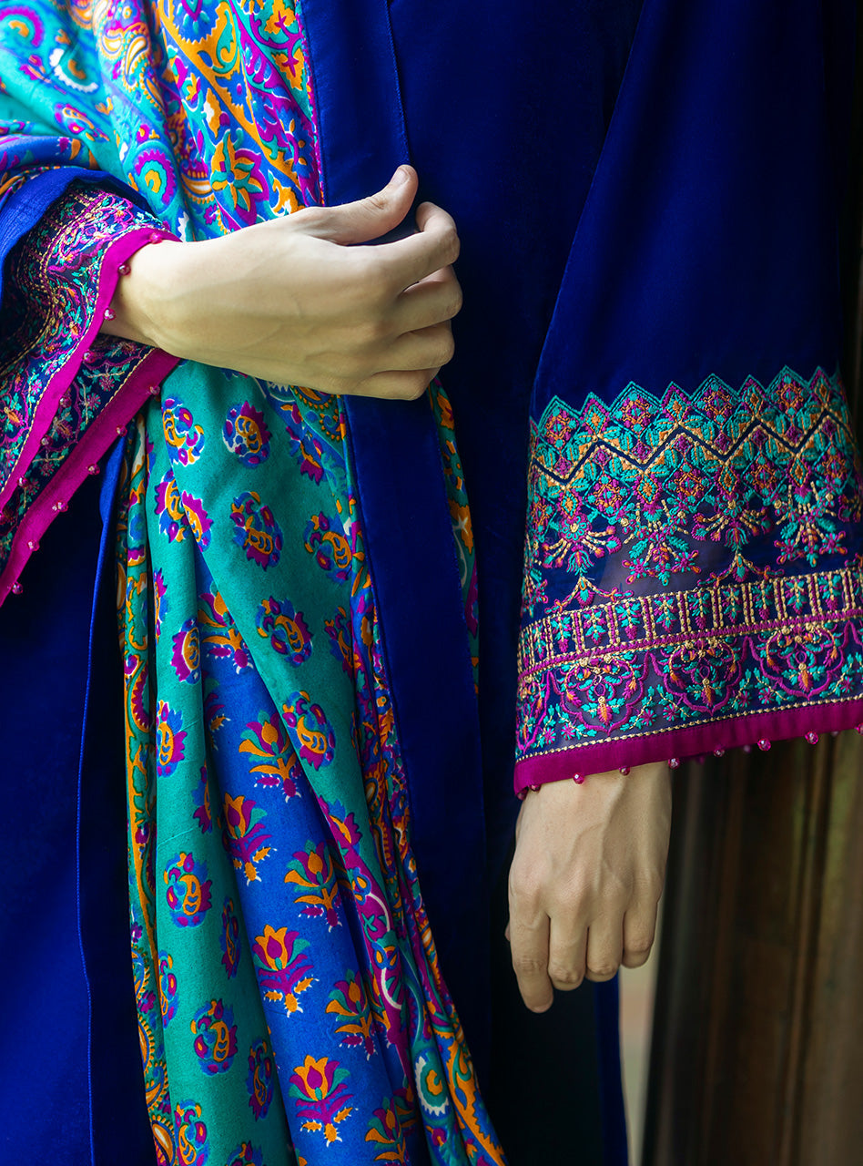 Zainab Chottani | Makhmal Luxe Pret | Shafaq - Ladies Clothes - Maria Faisal