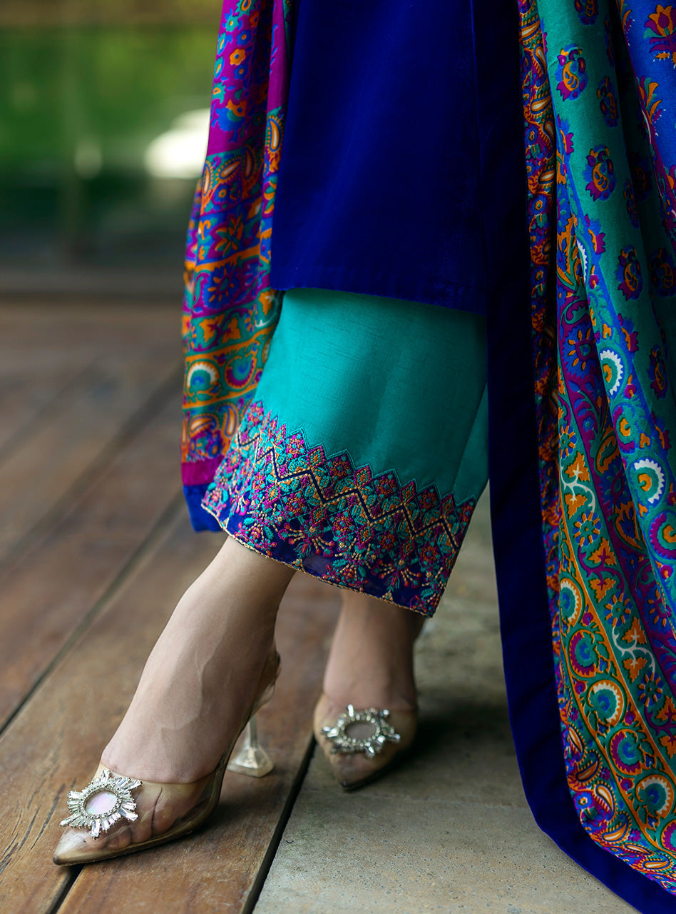 Zainab Chottani | Makhmal Luxe Pret | Shafaq - Ladies Clothes - Maria Faisal