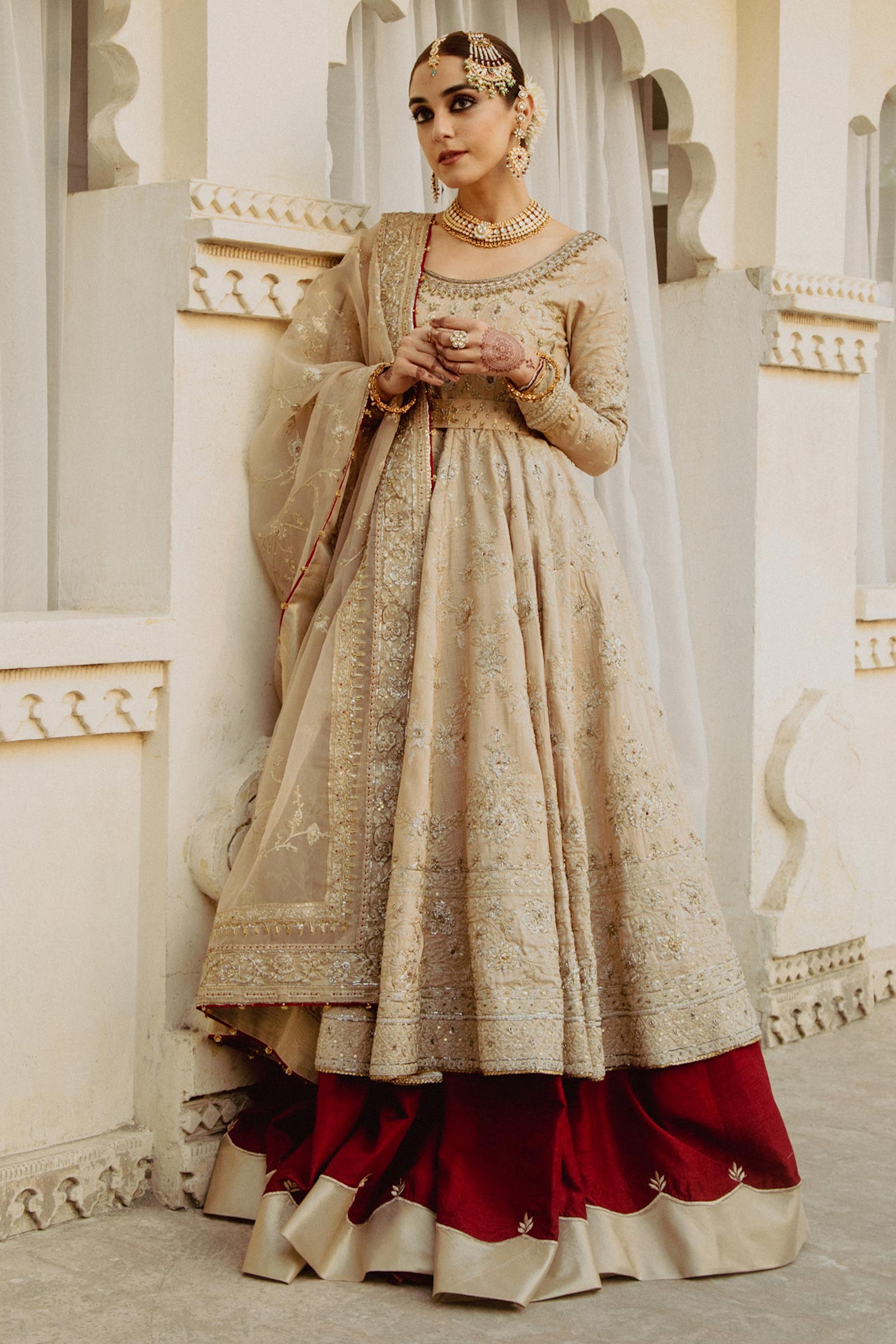 Zara Shahjahan | Bridal 2024 | GUL-BAHAAR - Designer Dress with Intricate embroidery and embellishments. Shop elegent wedding dress at Maria Faisal.