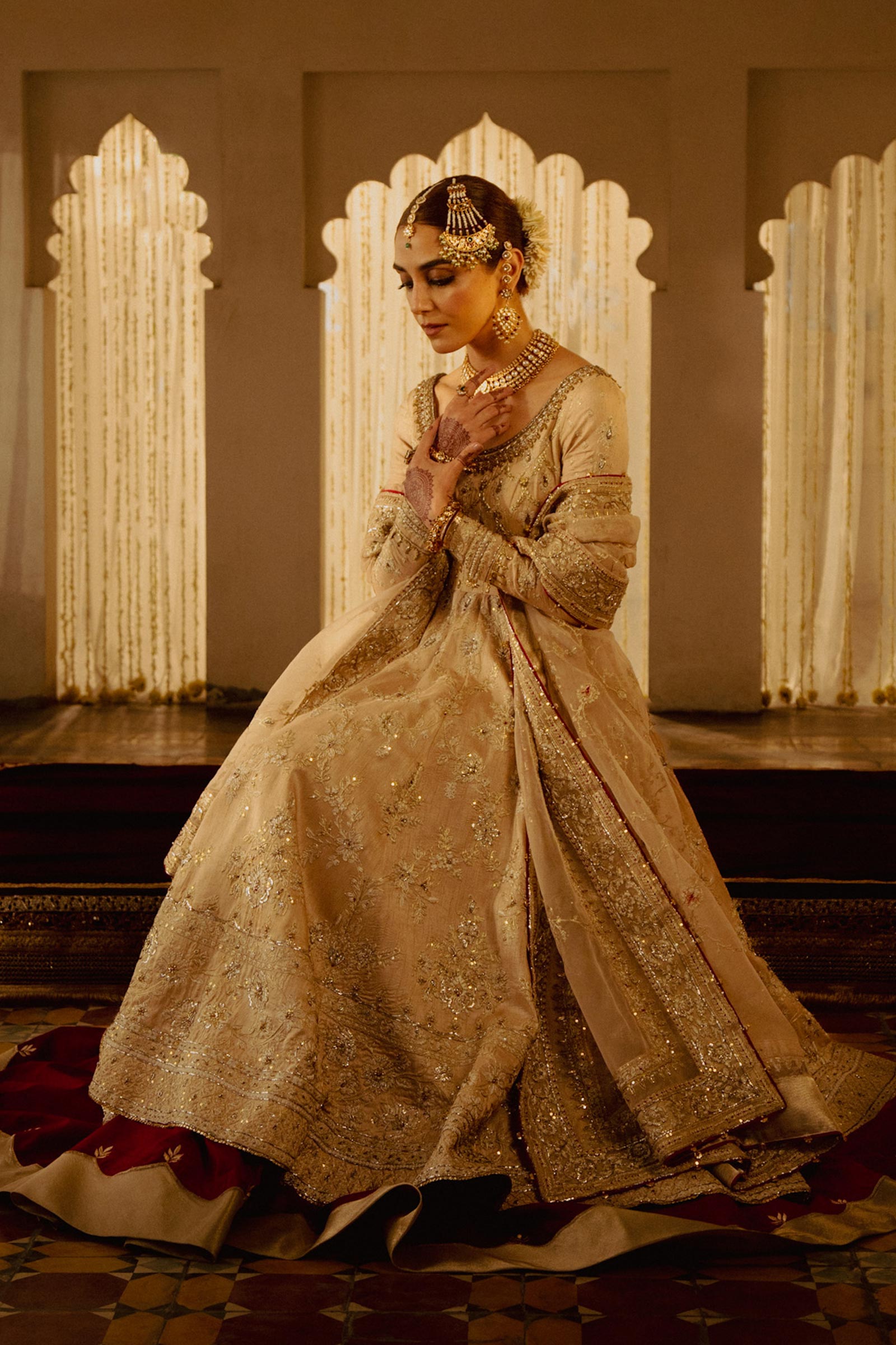 Zara Shahjahan | Bridal 2024 | GUL-BAHAAR - Designer Dress with Intricate embroidery and embellishments. Shop elegent wedding dress at Maria Faisal.