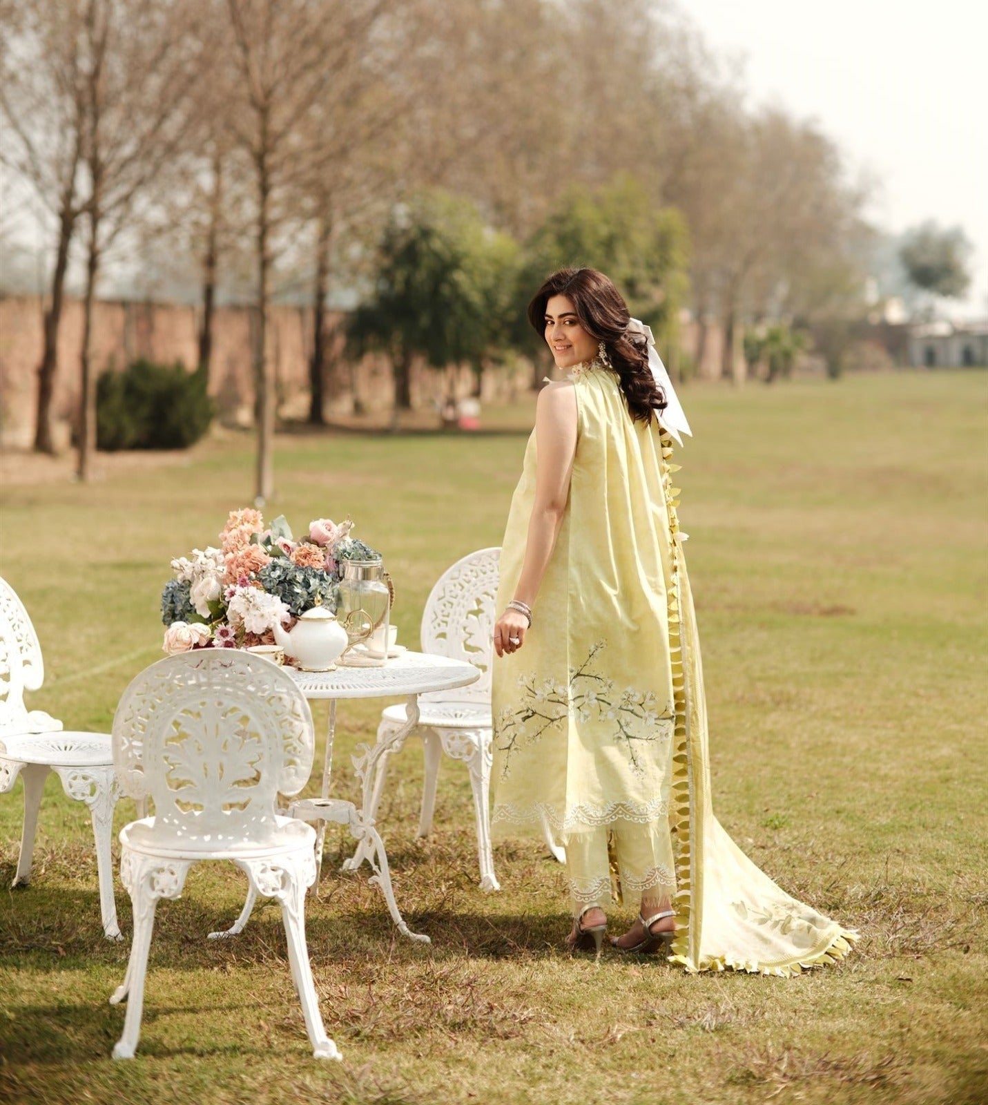 Zarqash | Luxe Lawn 24 | ZQ 13 - Ladies Clothes - Maria Faisal