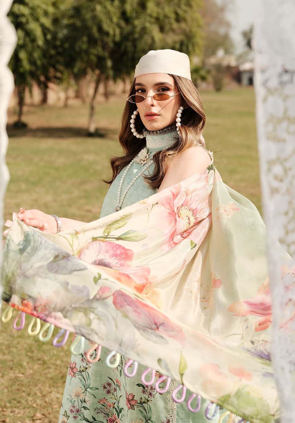 Zarqash | Luxe Lawn 24 | ZQ 8 - Ladies Clothes - Maria Faisal