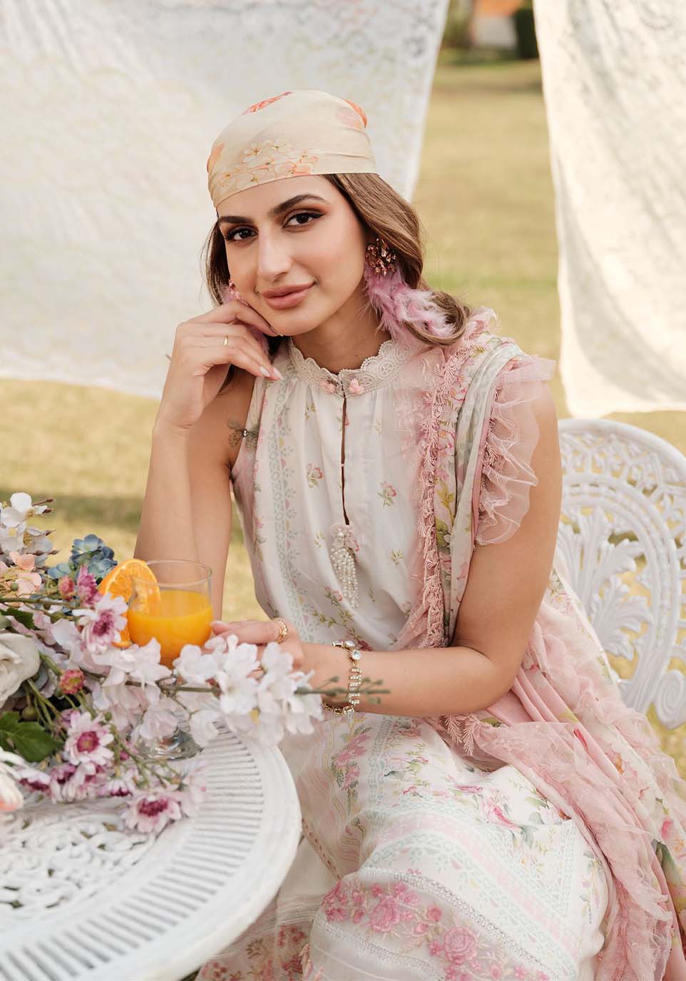 Zarqash | Luxe Lawn 24 | ZQ 5 - Ladies Clothes - Maria Faisal