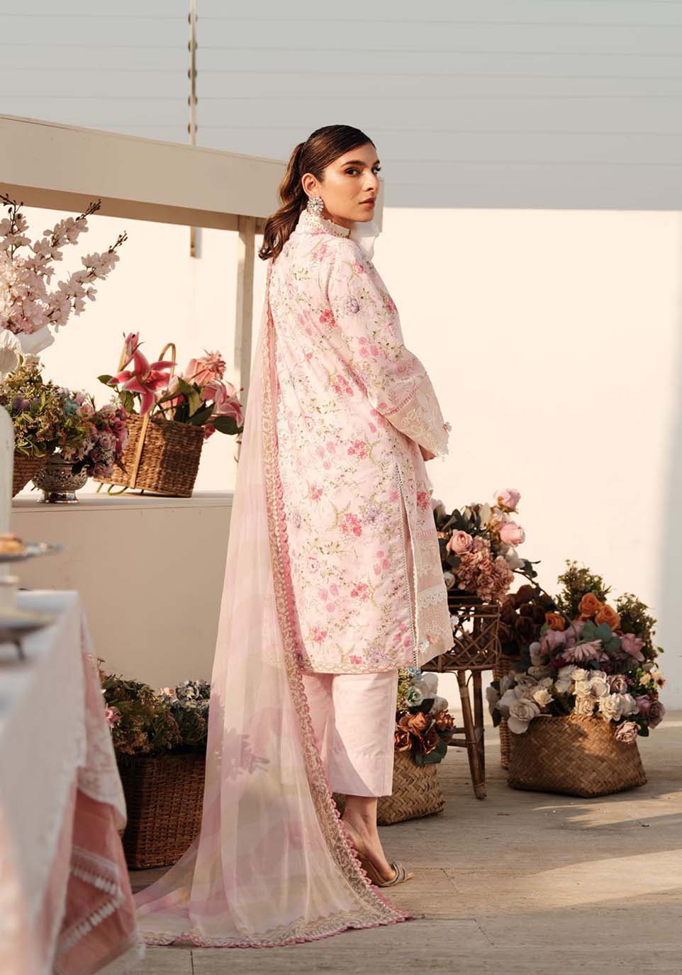 Zarqash | Luxe Lawn 24 | ZQ 12 - Ladies Clothes - Maria Faisal