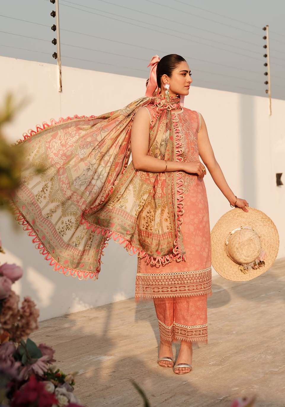 Zarqash | Luxe Lawn 24 | ZQ 4 - Ladies Clothes - Maria Faisal