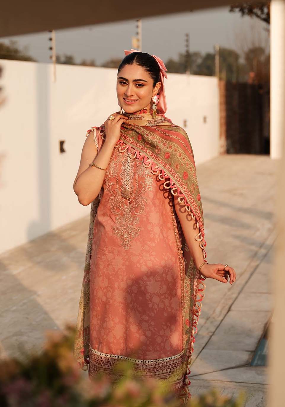 Zarqash | Luxe Lawn 24 | ZQ 4 - Ladies Clothes - Maria Faisal