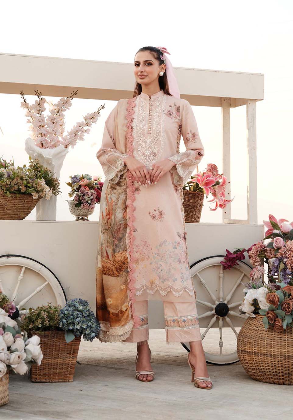 Zarqash | Luxe Lawn 24 | ZQ 11 - Ladies Clothes - Maria Faisal