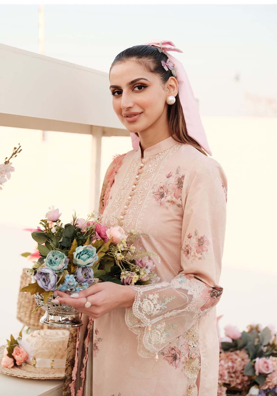 Zarqash | Luxe Lawn 24 | ZQ 11 - Ladies Clothes - Maria Faisal