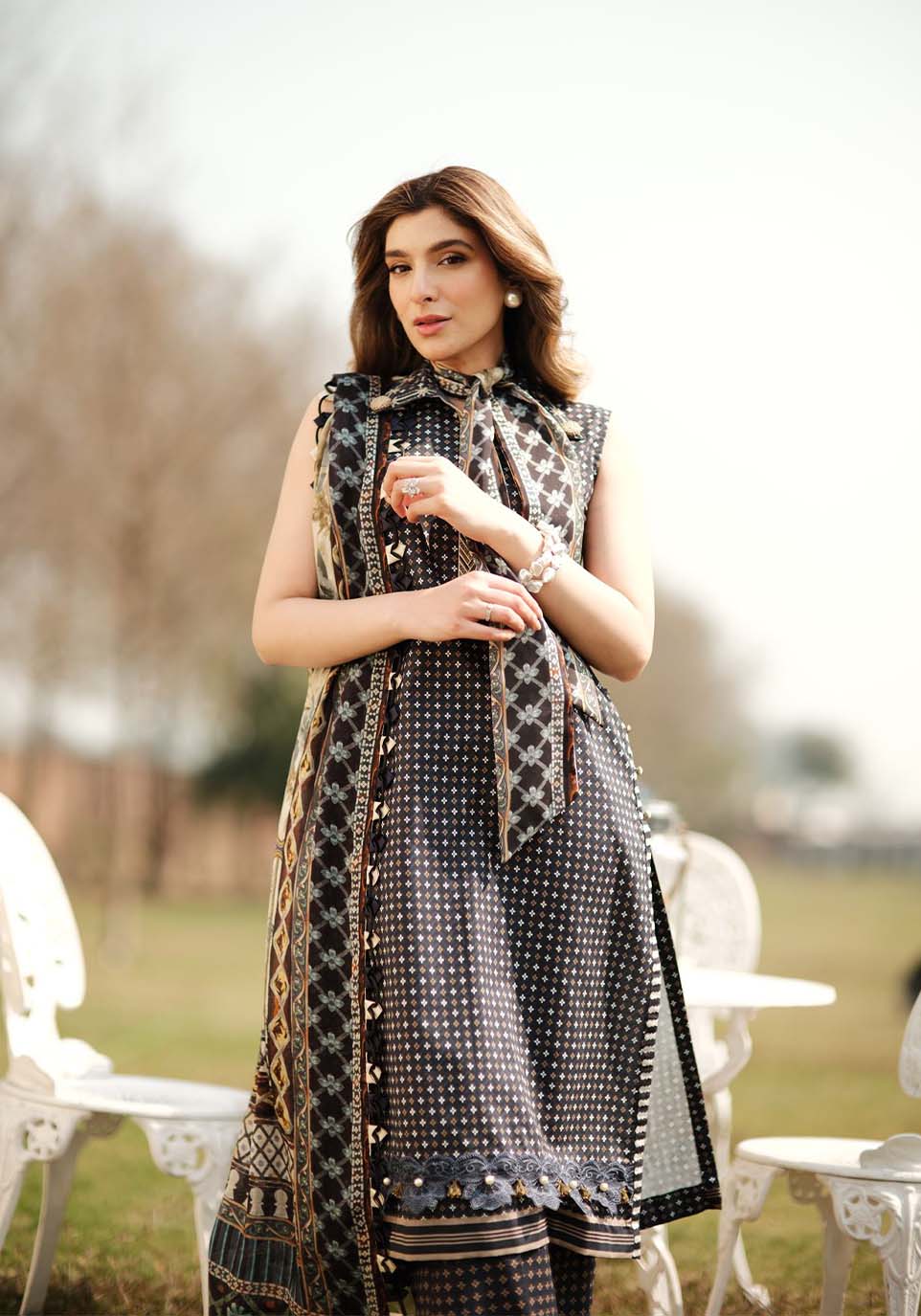 Zarqash | Luxe Lawn 24 | ZQ 2 - Ladies Clothes - Maria Faisal