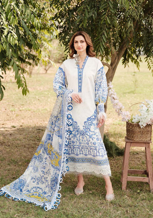 Zarqash | Luxe Lawn 24 | ZQ 7 - Ladies Clothes - Maria Faisal