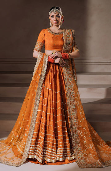 Zevk | Malika Jaan Bridals | AALAM ZAIB - Designer Dress with Intricate embroidery and embellishments. Shop elegent wedding dress at Maria Faisal.