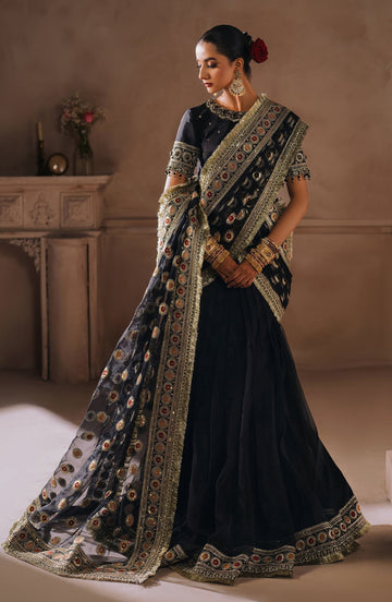 Zevk | Malika Jaan Bridals | SAL JAAN - Designer Dress with Intricate embroidery and embellishments. Shop elegent wedding dress at Maria Faisal.