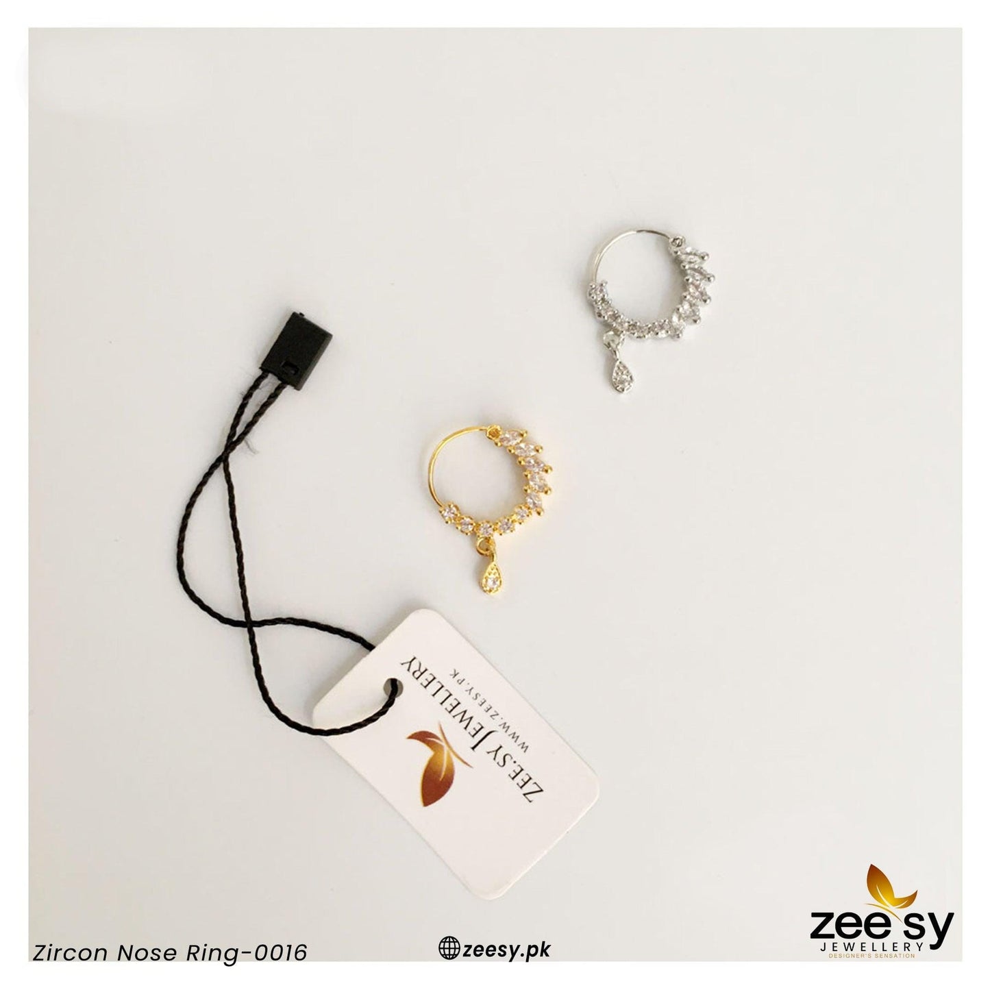Zircon Nose Ring-0016 - Nose ring