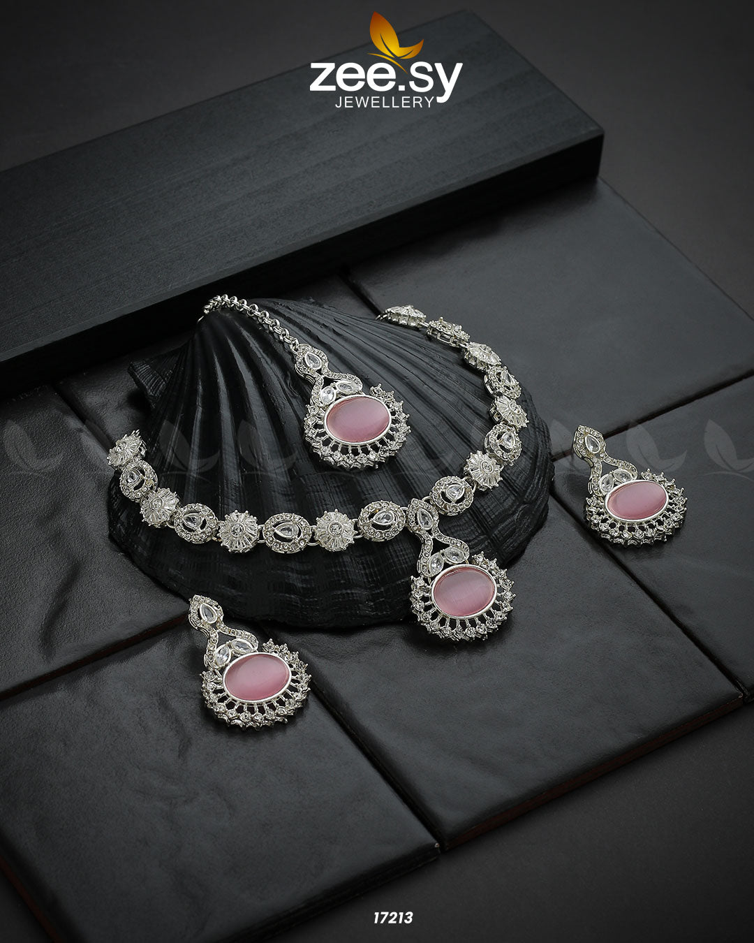 Zirconic Starburst Necklace - Necklace Sets
