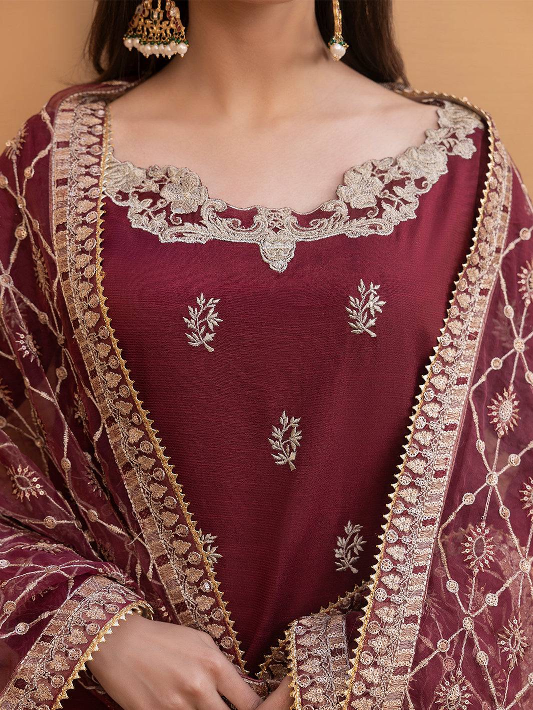 Hem Stitch | Raw Silk Edit 25 | Zurina by Maria Faisal - Registered Vendor of : Hemstitch - type : Ladies Clothes - 100% original wedding dresses