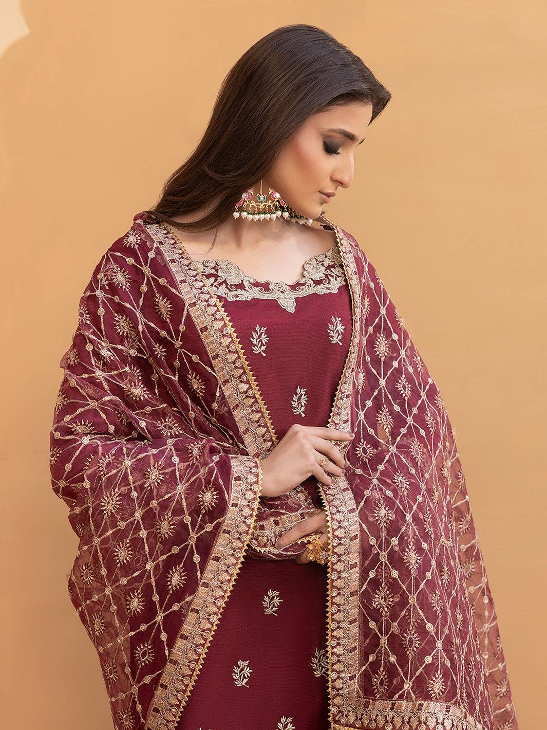 Hem Stitch | Raw Silk Edit 25 | Zurina by Maria Faisal - Registered Vendor of : Hemstitch - type : Ladies Clothes - 100% original wedding dresses