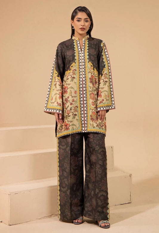 Adans Libas | Winter Slub 25 | SLUB 7561 - is Beige dress from Adans Libas - Ladies Clothes - Maria Faisal