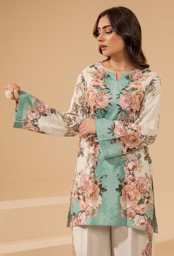 Adans Libas | Winter Slub 25 | SLUB 7568 - is Off White dress from Adans Libas - Ladies Clothes - Maria Faisal