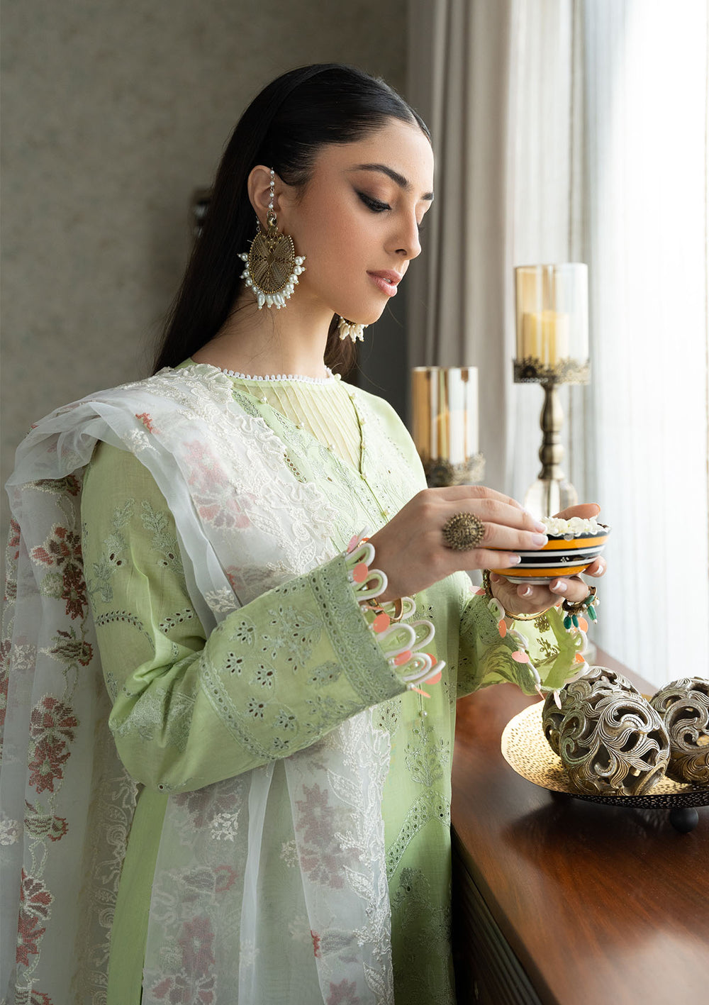 Aik Atelier | Samah Lawn 24 | LOOK 07 - Designer Dress - Maria Faisal