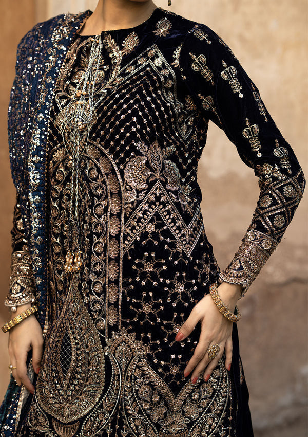 Aik Atelier | Dastoor Velvet 24 | DASTOOR - LOOK 07 - Ladies Clothes - Maria Faisal