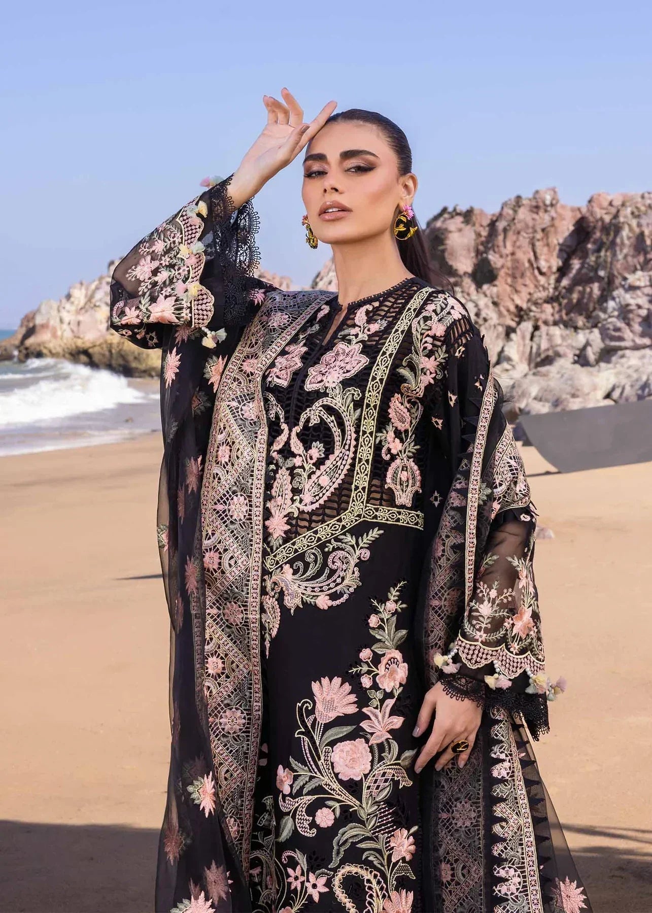 Akbar Aslam | Oasis Lawn 24 | Iris - Pakistani Dress - Maria Faisal