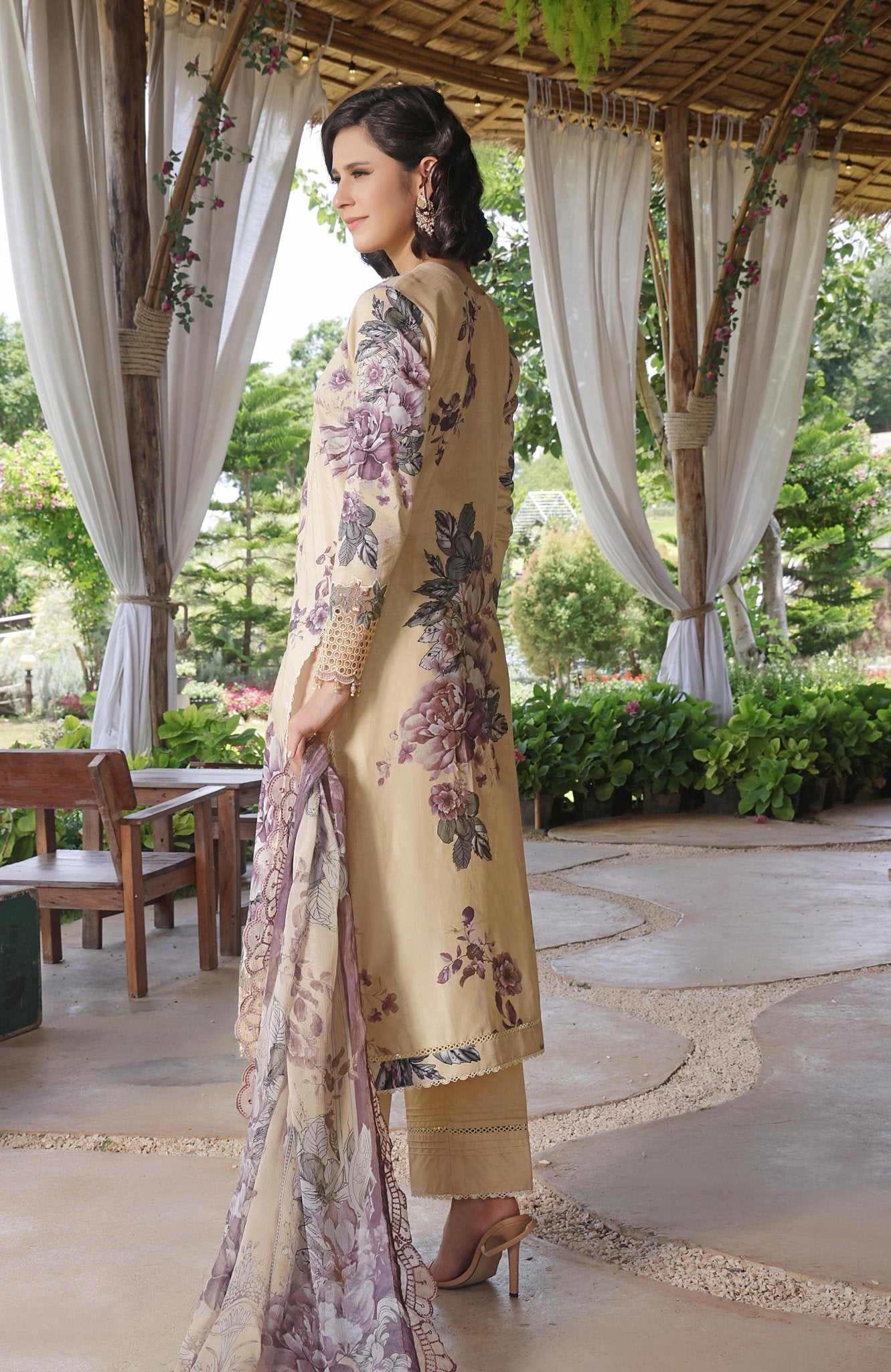 Al Zohaib | Sunshine Premium Edition 25 | SBE - 25 - 04 G - is Pastel Yellow dress from Al Zohaib - Ladies Clothes - Maria Faisal