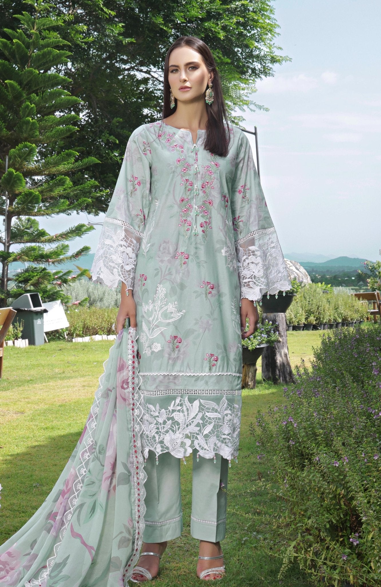 Al Zohaib | Sunshine Premium Edition 25 | SBE - 25 - 05 F - is Light Ferozi dress from Al Zohaib - Ladies Clothes - Maria Faisal