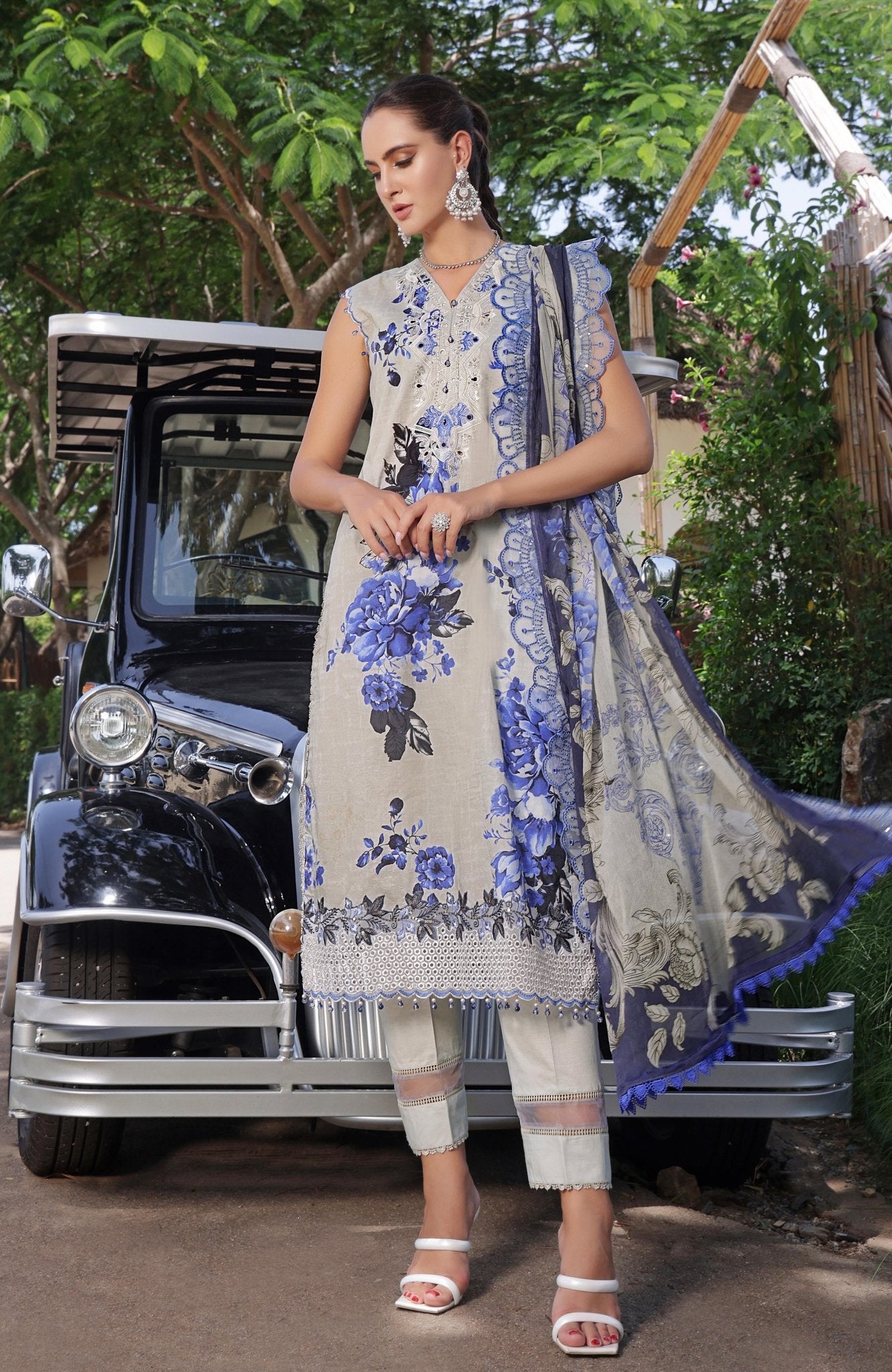 Al Zohaib | Sunshine Premium Edition 25 | SBE - 25 - 12A - is Ivory dress from Al Zohaib - Ladies Clothes - Maria Faisal