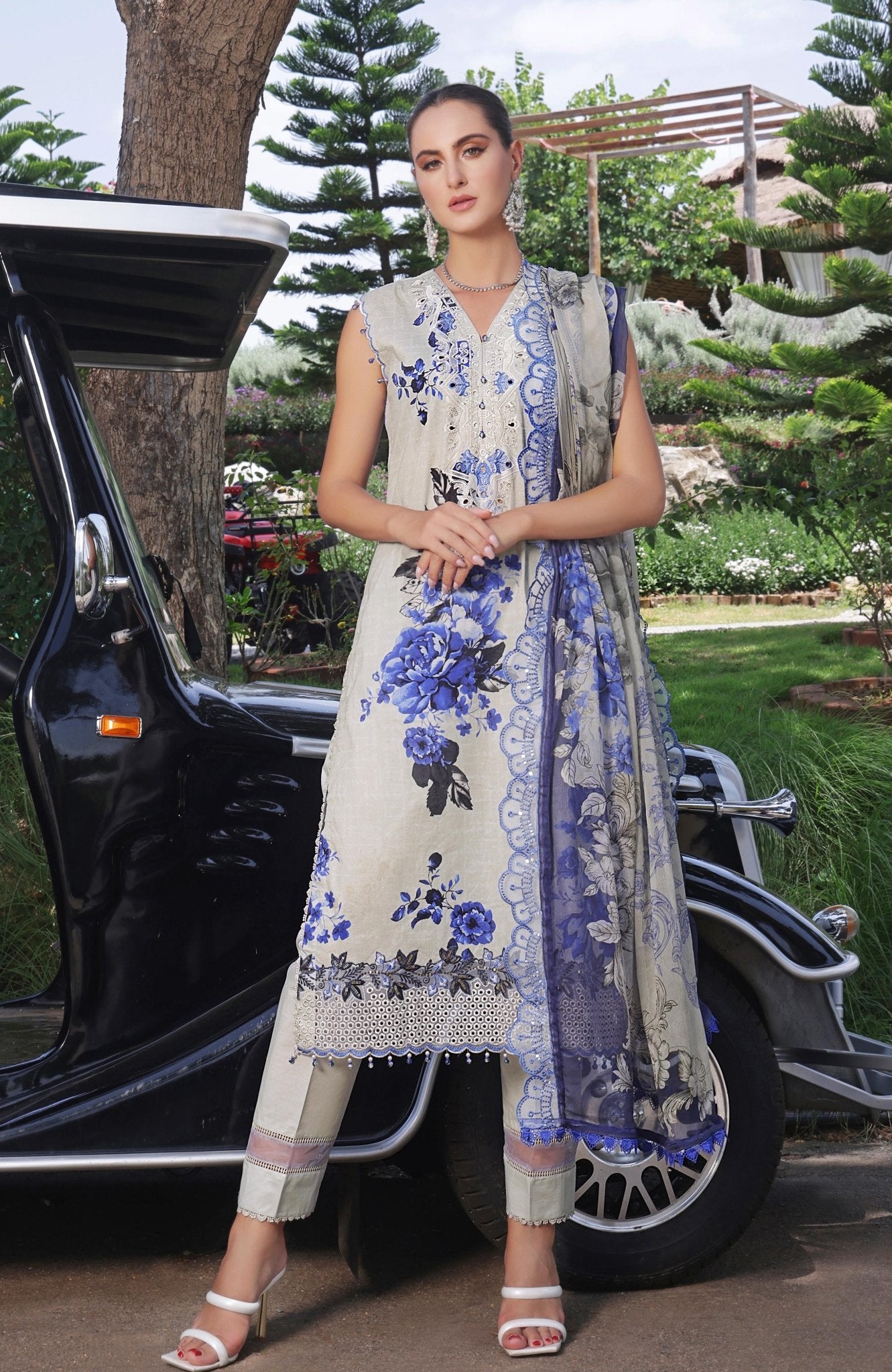 Al Zohaib | Sunshine Premium Edition 25 | SBE - 25 - 12A - is Ivory dress from Al Zohaib - Ladies Clothes - Maria Faisal