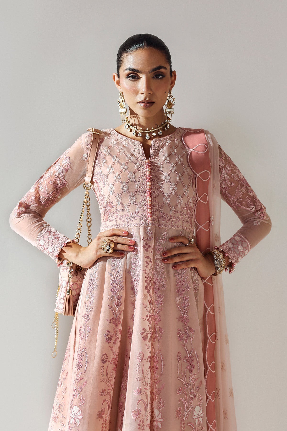 Alizeh | Aymal Luxury Bamber Chiffon | ILMAN - Formal Wear - available at Maria Faisal in UK and USA