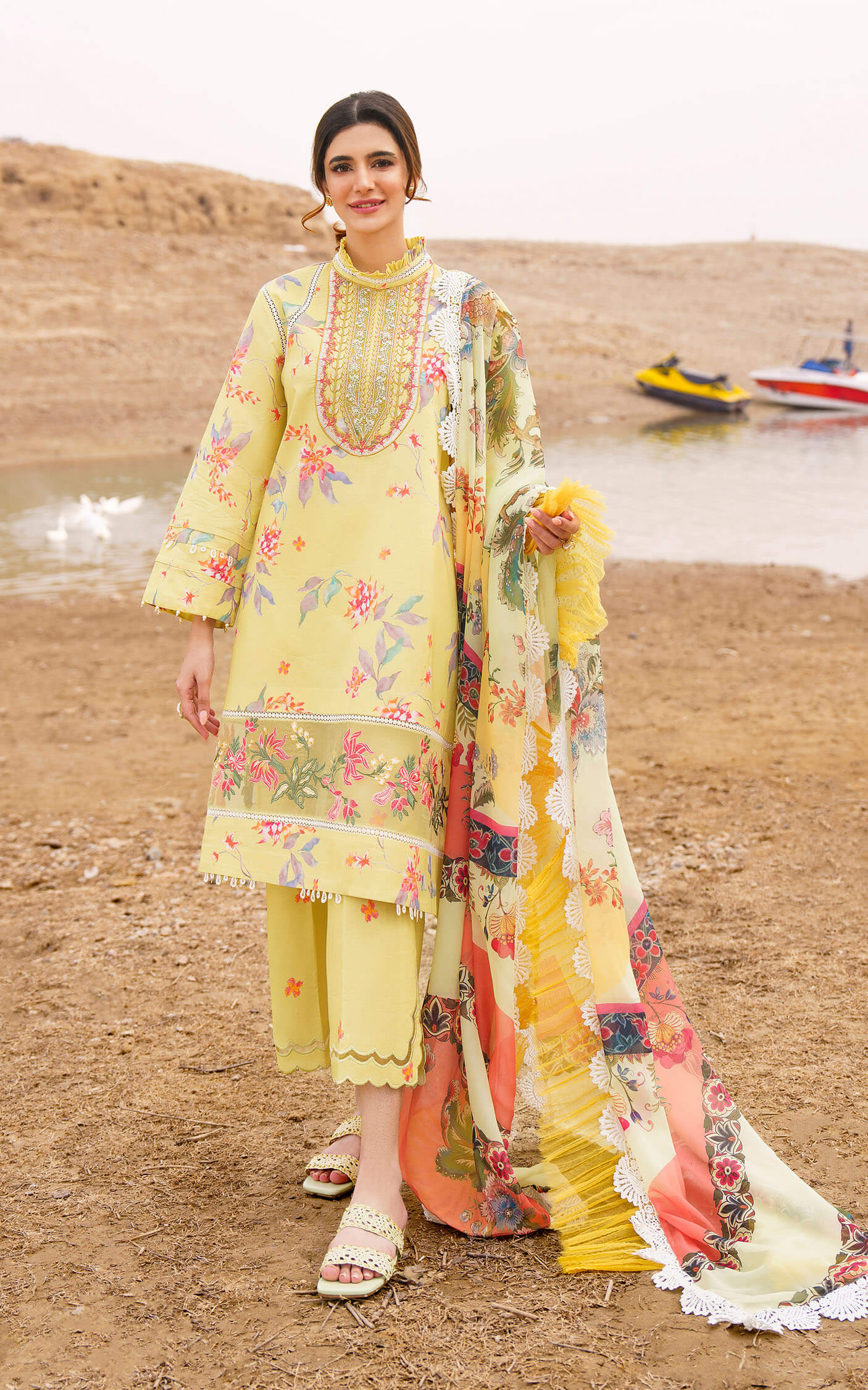 Asifa and Nabeel | Meraki Summer 24 | ORCHID-U141M007 - Pakistani Dress - Maria Faisal