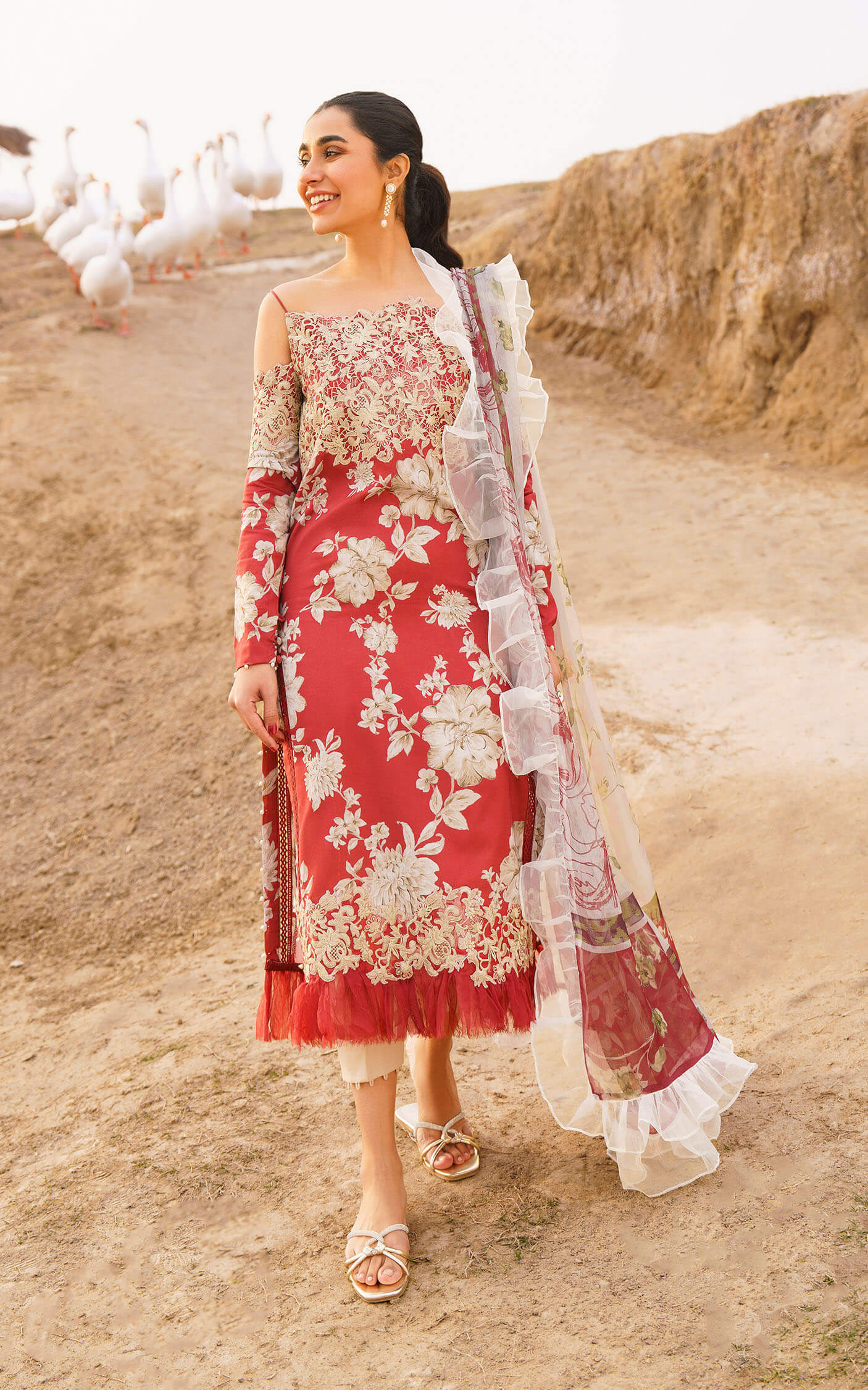 Asifa and Nabeel | Meraki Summer 24 | SIA-U141M006 - Pakistani Dress - Maria Faisal