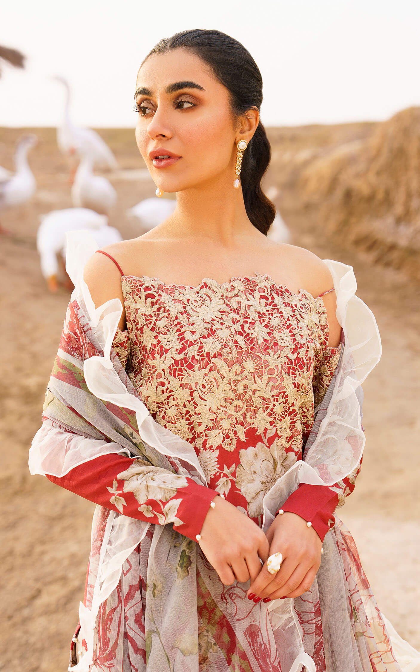 Asifa and Nabeel | Meraki Summer 24 | SIA-U141M006 - Pakistani Dress - Maria Faisal