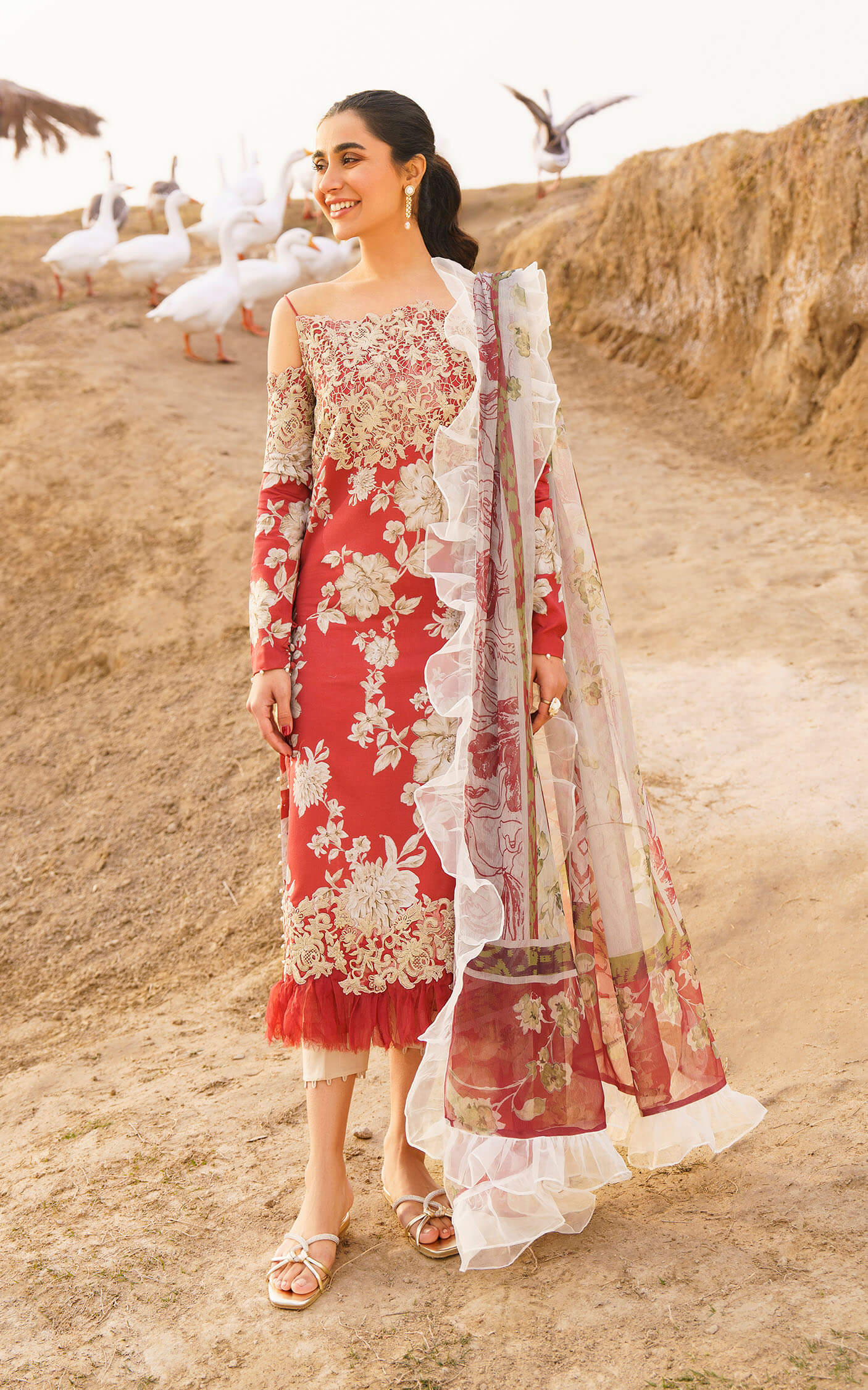 Asifa and Nabeel | Meraki Summer 24 | SIA-U141M006 - Pakistani Dress - Maria Faisal